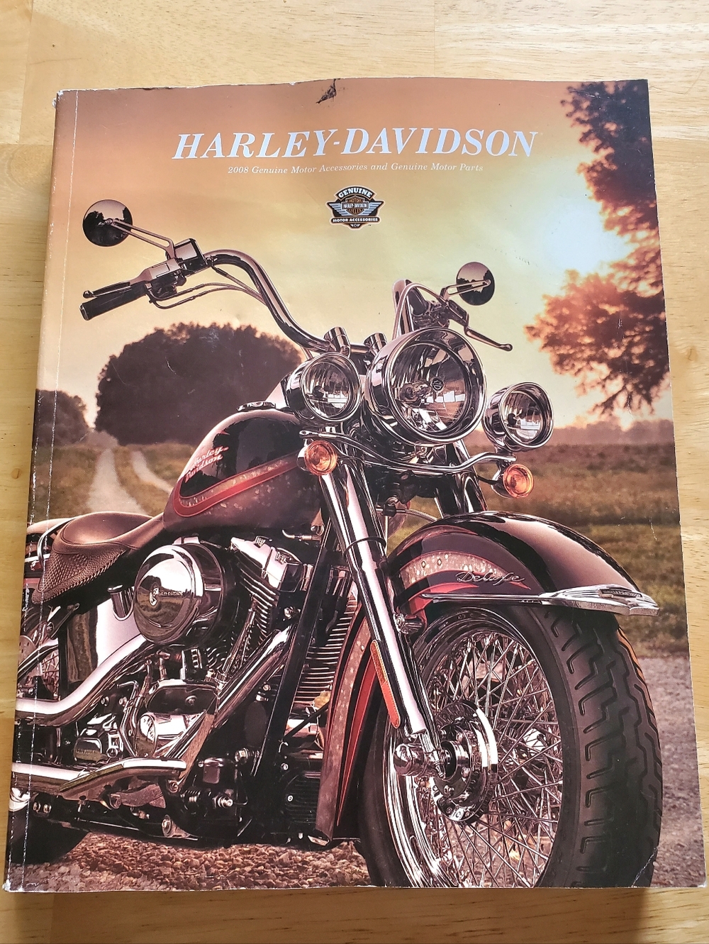 Harley Davidson 2008 Genuine Motor Accessories and Parts Catalog Book (B2)